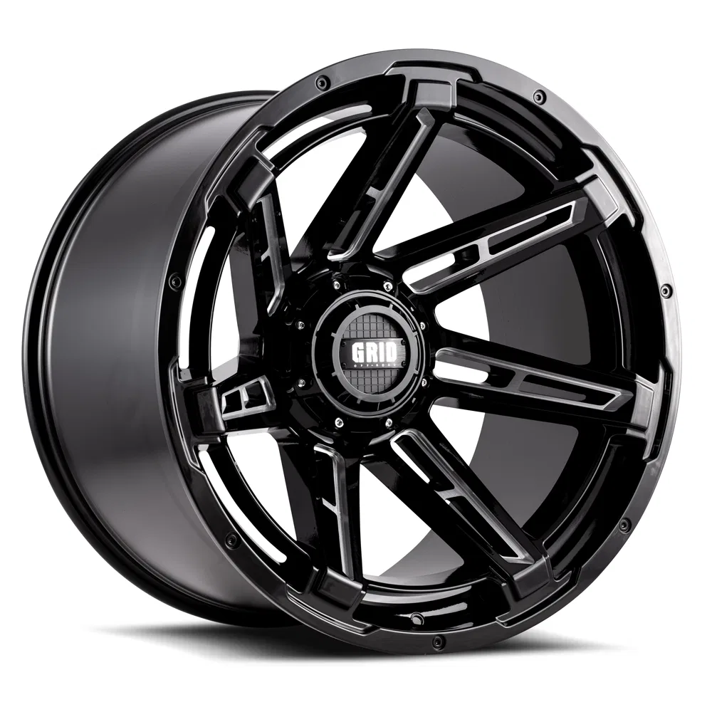 GD1220090870M125 – GRID WHEELS Wheel, 20 Inch Diameter x 9 Inch Width 8 x 170 Millimeter/ 8 x 6.69 Inch Bolt Pattern ...